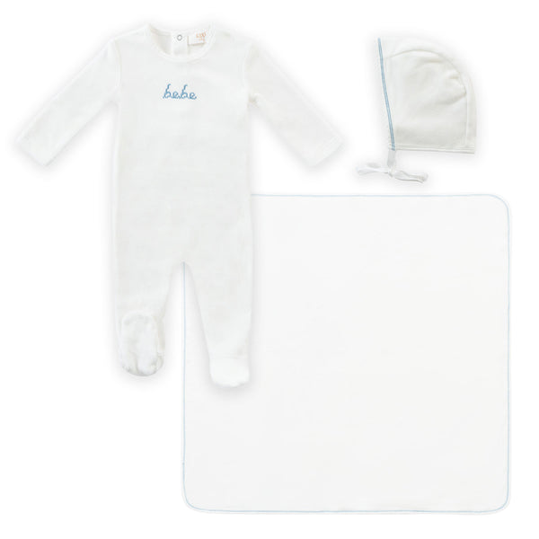 Kipp Baby Blue Bebe Layette Set