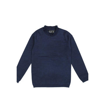 Belati Navy Knit Shell BKN650