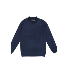 belati velvet corduroy dress with embroidered floral crest navy Belati