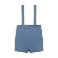 Kai & Kelly Chambray Suspender Shorts