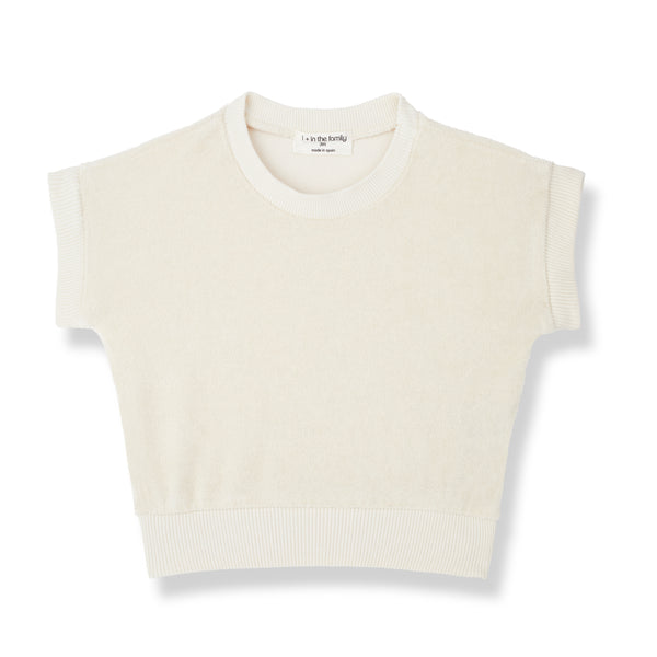 1+ In The Family Ivory Bianca S.Sleeve T-Shirt