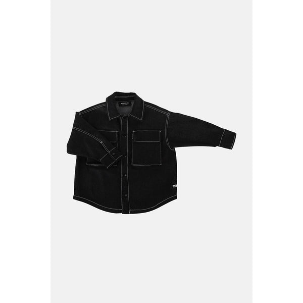 Minikid Black Denim Shirt