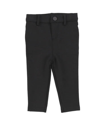 Analogie By Lil Legs Knit Pants Without Seam - Black