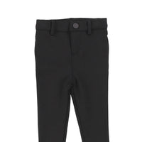 Analogie By Lil Legs Knit Pants Without Seam - Black