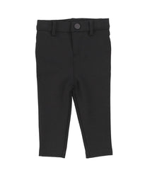 Analogie By Lil Legs Husky Knit Pants - Black