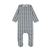 Bonjoy Checkered Charm Footie - Little Anchors