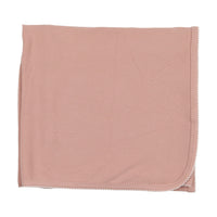 Bonjoy Pink Scalloped Blanket