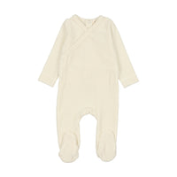 Bonjoy Ivory Velour Stretchie