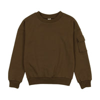 Bopop Olive Buckle Sweatshirt