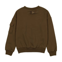 Bopop Olive Buckle Sweatshirt