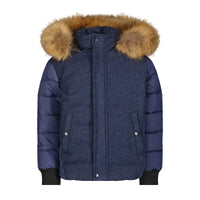 Scotch Bonnet Kids Navy Tweed