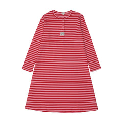 Bonjoy Stripe Squad Nightgown - Neon Pink