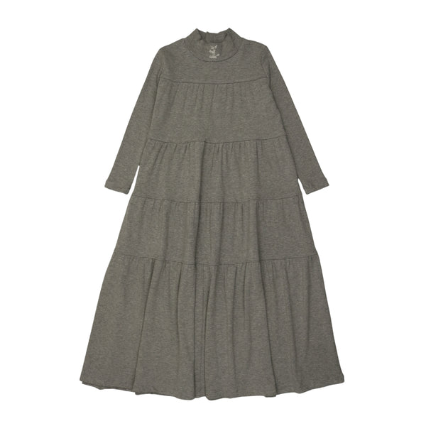 Bonjoy Charcoal Grey Ribbed Robe