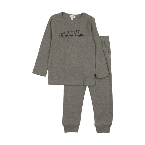 Bonjoy Heather Grey Good Night PJ's