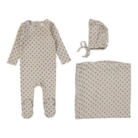 Lilette By Lil Legs Ballard Print Layette Set Oat
