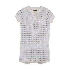 Sweet Threads White Brooks Baby Romper