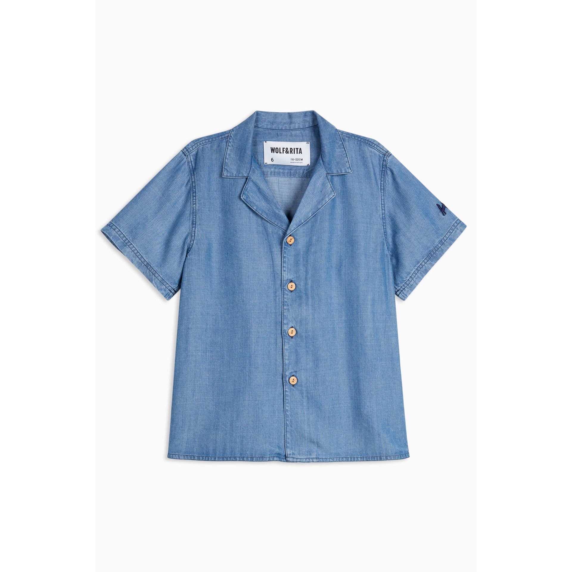Wolf & Rita Lazuli Boy Shirt Bruno Woven | Buttons Bebe