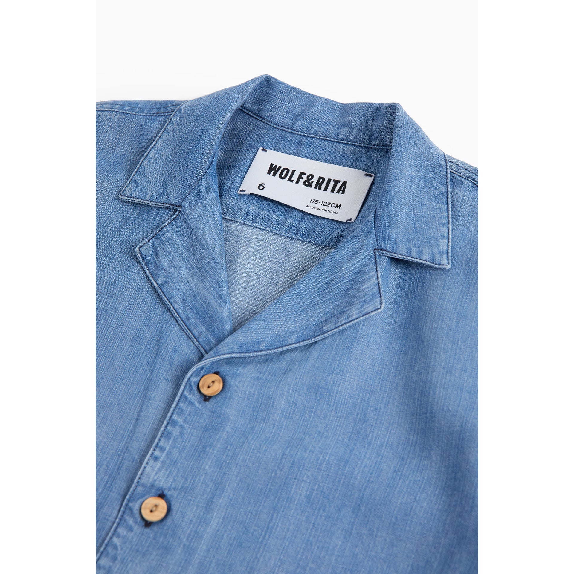 Wolf & Rita Lazuli Boy Shirt Bruno Woven | Buttons Bebe