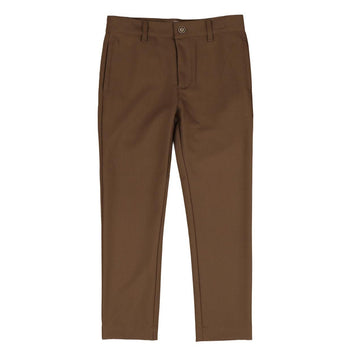 Belati Espresso Solid Pants