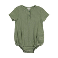 Bonjoy Embossed Volleyball Romper - Green