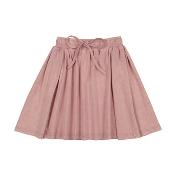 Bonjoy Embossed Volleyball High Waisted Soccer Skirt - Lavender