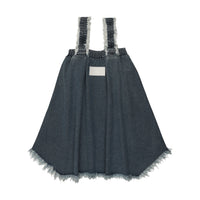 Bonjoy Campy Raw Edge Denim Jumper - Blue Denim