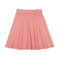 Bonjoy Washed Patch Skater Skirt - Salmon