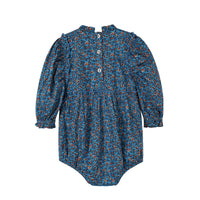 Nou Nelle Blue Floral Romper