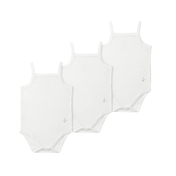 Lilette by Lil Legs White02 Lilette Baby Girls Undershirt 3 Pack