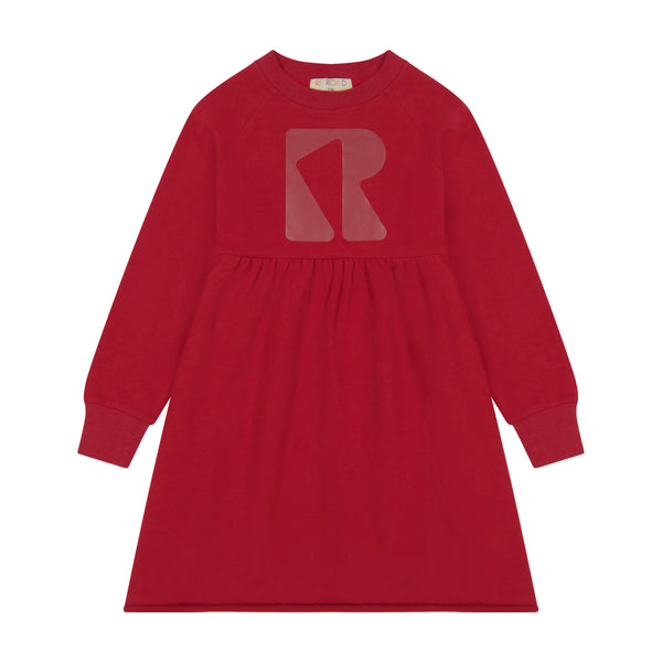 Retrokid Ruby Basic Logo Twirl Dress