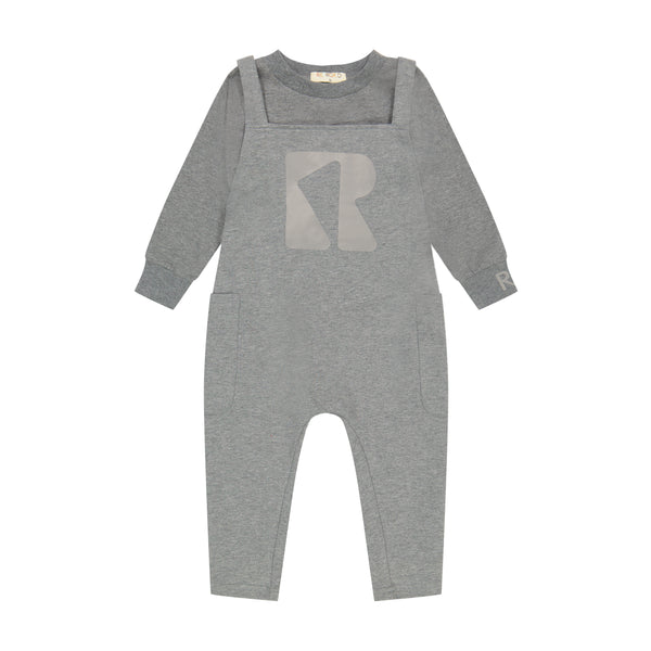 Retrokid Dove Basic Overalls Set (Overalls + Tee)