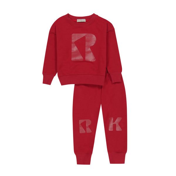 Retrokid Ruby Basic Sweatshirt Set (Top+Pants)