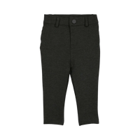 Lil Legs Heather Grey Boys Basics Ponte Pants With Seam
