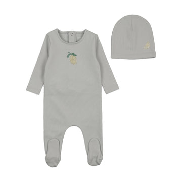 Bee & Dee Bead Applique Footie/Beanie Fortress
