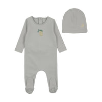 Bee & Dee Bead Applique Footie/Beanie Fortress