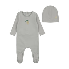 Bee & Dee Bead Applique Footie/Beanie Fortress