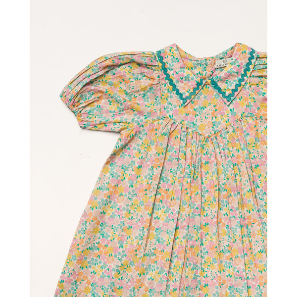 Early Sunday Beth Dress Custom Emma Floral Mint Print (FC-SS26-00007)