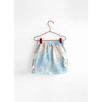 Please Mom Bird Denim Cargo Skirt