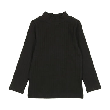 Bopop Black Tulip Mock Neck (for suspenders) (TU125)