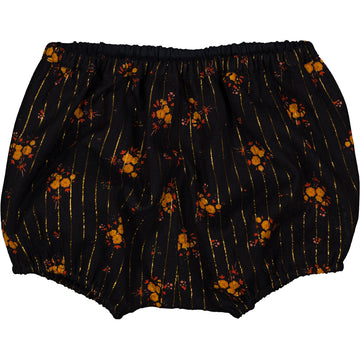 Louis Louise Black Bloomer London Stripe Lurex Romantic Flower