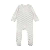 Bonjoy Blooming Baby Footie - Blooming Blue