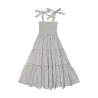 Bonjoy Blooming Elegance Sundress - Blue Floral