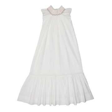 Bonjoy Chevron Stitch Maxi Robe - Winter White