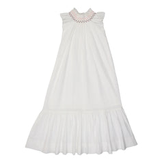 Bonjoy Chevron Stitch Maxi Robe - Winter White