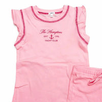 Bonjoy Yacht Club Flutter Sleeve T-Shirt - Girl - Pink
