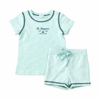 Bonjoy Yacht Club Shorts Set - Mint