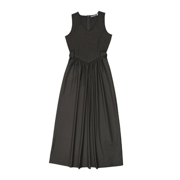 Urban Edge Bow Dress Black