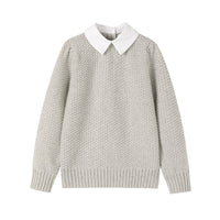 Nou Nelle Boys Collar Knit Sweater