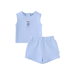 Minilabel Light Blue Two Piece Fisherman Set- Blue