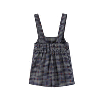 Nou Nelle Boys Plaid Overalls